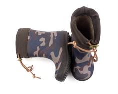 Bisgaard vintergummistøvle army med uldfoer